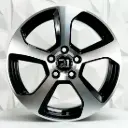 RIN 15X6 5-100 5913 BLACK MACHINE FACE ET38 CB73.1