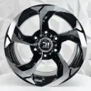 RIN 15X10 6-139.7 R1 SPORT 5669 BLACK MACHINE FACE ET-44 CB110.5 