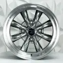 RIN 15X5.5 4-130 R1 SPORT A816 MI HYPER BLACK ET19.7 CB88.7