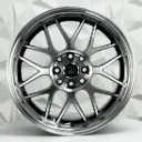 RIN 16X8 5-100 R1 SPORT SH37 BLACK MACHINE FACE MI ET25 CB73.1
