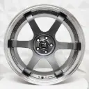 RIN 18X9 5-100 R1 SPORT A003 GUNMETAL MACHINE LIP ET35 CB73.1