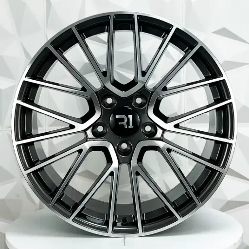 [FF208553F] RIN 20X9.5 5-130 R1 SPORT H704F GUNMETAL MACHINE FACE ET46 CB71.6